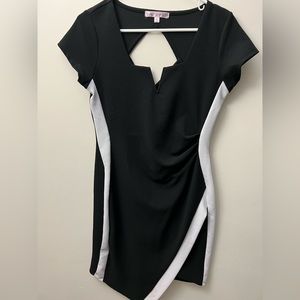 Black and white dress